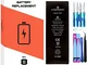 ultrapower100® Batteria compatibile con iPhone 8 Plus | Produzione 2020 | 0 cicli di ricar...