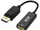 ICZI Adattatore da DisplayPort a HDMI 1080p Convertitore DP a HDMI con contatti dorati per...