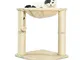 Amazon Basics - Albero per gatti con amaca e palo tiragraffi, 40,6 x 50,8 x 40,6 cm, beige