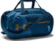 Under Armour Undeniable Duffle 4.0 Borsa Unisex, Blu (Graphite Blue/Electric Blue/Yellow O...