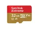 SanDisk Extreme 32 GB microSDHC Memory Card + SD Adapter with A1 App Performance + Rescue...