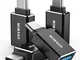 Nimaso Adattatore USB C a USB 3.0 [OTG - 4 Pezzi ] Alluminio Connettore Adattatore Tipo-C...