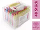 WeddingTree Bolle di Sapone - 48 Pezzi con Manico a Cuore - per Un Matrimonio, Battesimo,...