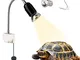 GOLDGE Tartaruga Illuminazione, 25W Basking Lampada Alogena Calore Retroilluminazione UVA...