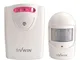 4VWIN Allarme senza fili wireless 1 ricevitore e 1 sensore di movimento PIR Rilevatore Inf...