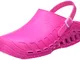 Scholl Clog Evo, Zoccoli Sanitari Medicali Unisex - Adulto, Fucsia, 37.5 EU