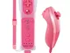 Tanouve Controller Wii Motion Plus, 2 In 1 Nunchuck Costruito Motion Plus Telecomando Remo...