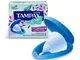 Tampax Cup, Coppetta Mestruale Riutilizzabile con Custodia Protettiva, Flusso Abbondante