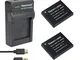 Newmowa NB-11L Batteria (confezione da 2) e Portable Micro USB Caricatore kit per Canon NB...