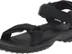 Teva - Terra Fi Lite M's Sandali Sportivi da Uomo, Nero (Schwarz (black 513)), 43 EU