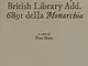 Il ms. London British Library Add. 6891 della «Monarchia»