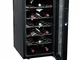 BAKAJI Cantina Refrigerante Bottiglie di Vino Cantinetta Frigo Elettrica con 18 Porta Bott...