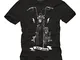 Maglietta Motociclista - T-Shirt con Stampa Moto Chopper Uomo - Reagli per Lui Anarchy Ner...