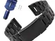 PINHEN Cinturino Compatibile con Galaxy Watch 46mm - 22mm Metallo in Acciaio Inossidabile...