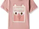 Puma Monster Tee, Maglietta Unisex Bambini, Rosa (Bridal Rose), 98