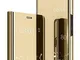 Smfu Cover Compatible Huawei Honor10 Custodia per telefono a specchio Mirror Clear View Fl...