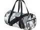 Ahomy Cats Love Heart Gym Bag Duffle Bag Borsone Sport Pernottamento Viaggio Holdall Bag W...