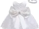 LZH Vestito da Ragazza per Bambina Abito da Battesimo da Principessa per Matrimoni Sposa C...