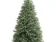 Magie di Natale Albero di natale "Lincoln" 100 % in PE Effetto Real Touch di Altissima qua...