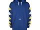 Kappa 304S4I0Y Felpe con Cappuccio Bambino Blu/Giallo/Bianco YXXL