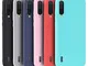 Wanxideng - 6X Cover per Xiaomi Mi 9 Lite, Custodia Morbido Opaco in Silicone TPU - Matt S...