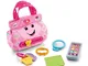 Fisher-Price- English French Laugh And Smart Stages Learn Toy con Borsa, Multicolore, FPR5...