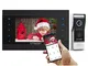 TMEZON Videocitofono WiFi,Kit Video Citofono Smart Monofamiliare,1080P 7’’ LCD IP Monitor...