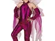 P.D. PRESTIGE & DELUXE Costume Vestito Carnevale WINX fucsia TAGLIA 5 6 7 8 9 10 ANNI (9-1...