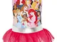 Disney Costume Piscina Bambina, Costume da Bagno delle Principesse Ariel La Sirenetta, Bia...
