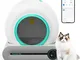 Famree Pet Smart Lettiera Autopulente per Gatti, Robot per la Pulizia Automatica della Let...