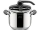 Lagostina Mia Lagoeasy'UP Pentola a Pressione 7 L in Acciaio Inox 18/10 Ø 22 cm, Pentola I...