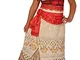 Rubie's IT630511-S - Costume Vaiana "Classic" Dal Film Disney Oceania - Taglia S Small Bam...