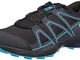 SALOMON Speedcross J, Scarpe da Trail Running Bambini, Nero/Blu (Black/Graphite/Hawaiian S...