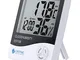 eSynic 1PZ 3 in 1 Igrometro Termometro Digitale con Display LCD Rilevatore umidità Tempera...