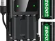 Batteria per controller Xbox One/Serie X&S, 2 pacchi batteria da 2600mAh Ricaricabile con...