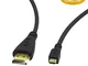 ICZI Cavo Micro HDMI a HDMI 1.8m 4K 60Hz Cavo da Micro HDMI su HDMI Maschio con Ethernet e...