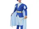 Pegasus Vestito Costume Maschera di Carnevale Adulti Principe Azzurro - Taglia XL - 52/54...