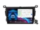 Android 12 per Toyota RAV4 2013-2018 2 Din Autoradio Lettore Multimediale con Bluetooth Wi...