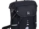 Willex Borsa Bicicletta Laterale S 1200 10L Poliestere Impermeabile 13221 Nero