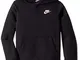 Nike Sportswear Club, Felpa con Cappuccio a tre pezzi per Bambini, Nero, 10