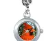 Uccello cardinale Bead orologio per collana o braccialetto