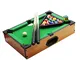 QinWenYan Mini Biliardo Miniature Desktop Pool Table Set Tavolo Giocattolo Gioco Mini Tavo...