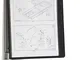 Durable 591401 Vario Magnet Wall 5, Leggio da Parete con Supporto Magnetico, 5 Pannelli Es...