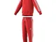 adidas Superstar Suit Tracksuit, Bambini, Bambino, FM5626, Rosso/Bianco (Lush Red/White),...