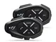 INTERPHONE Link - Doppio - Interfono Bluetooth da Casco per Moto, Uso Pilota - Pilota, Dis...