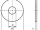 Rondelle Diametro interno: 3.2 mm M3 DIN 9021 Acciaio zincato 100 pz. TOOLCRAFT 3 2 D9021:...