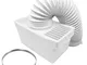 Spares2go condensatore Vent box & Hose kit con Giubileo clip per Clatronic ventilato asciu...
