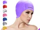 Msicyness Cuffie per Cuffia per Capelli Lunghi Cuffie per Cuffia in Silicone Unisex Cuffie...