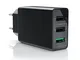 Aplic - 30W Caricabatterie da muro - Quick Charge 3.0 Alimentatore Parete USB con 3 porte...