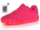 WUANNI Scarpe LED Sneakers per Scarpe Sportive Unisex LED Lampeggiante USB Ricaricabile, R...